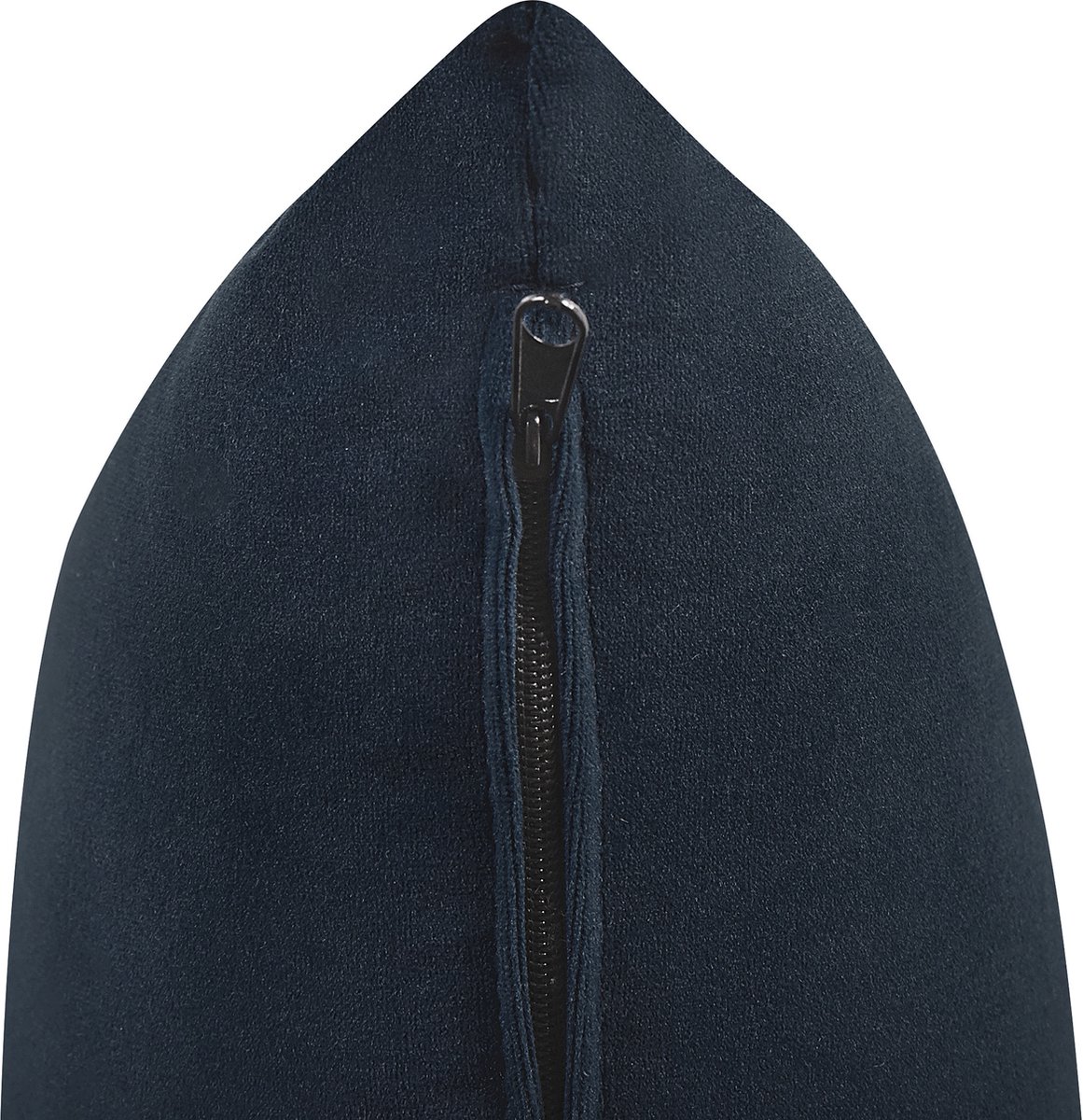 Beliani Le Crau - Chaise Longue--fluweel - Blauw