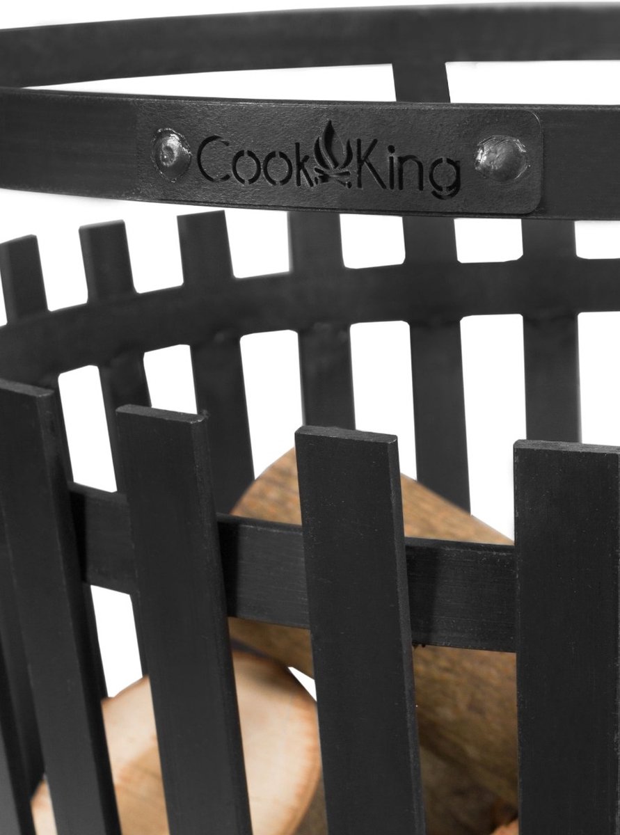 Vuurkorf Flame Cook King - Zwart