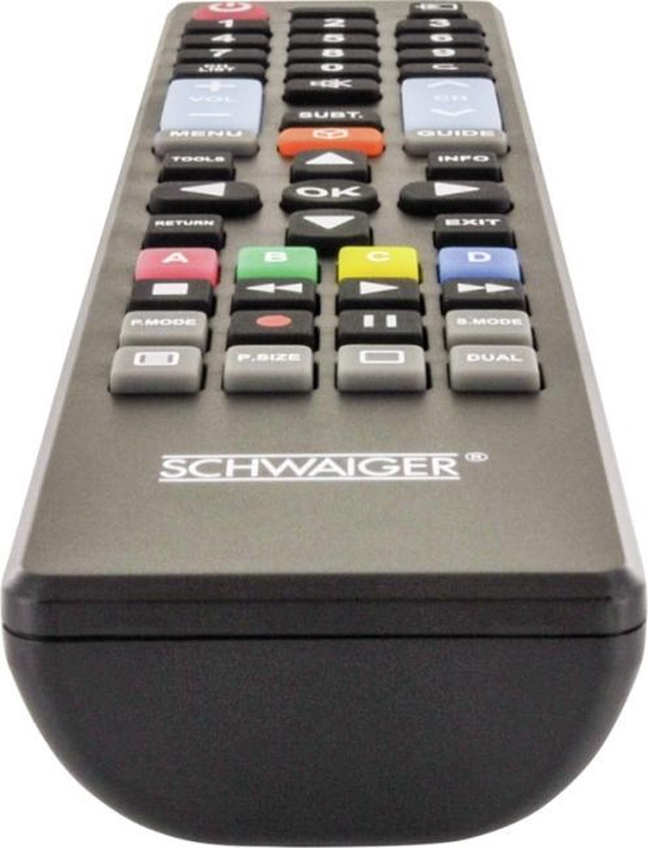 Schwaiger UFB100U Samsung, LG, Sony, Philips, Panasonic Afstandsbediening - Zwart