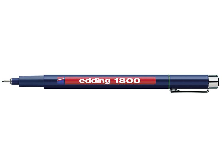 Edding Fineliner 1800 profipen 0.5 mm 4-180005-1-1001 1 stuk(s) - Zwart