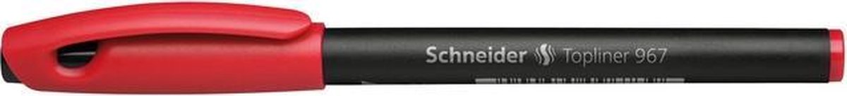Schneider Electric Fineliner Topliner 967 0.4 mm 9672 1 stuk(s) - Zwart
