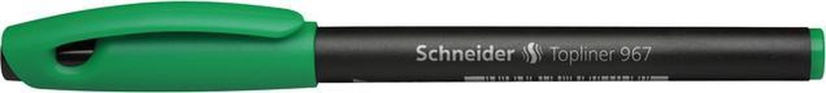 Schneider Electric Fineliner Topliner 967 0.4 mm 9674 1 stuk(s) - Zwart