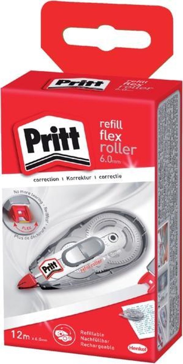 Pritt Correctieroller refill flex 6 mm 12 m 1 stuk(s) - Wit