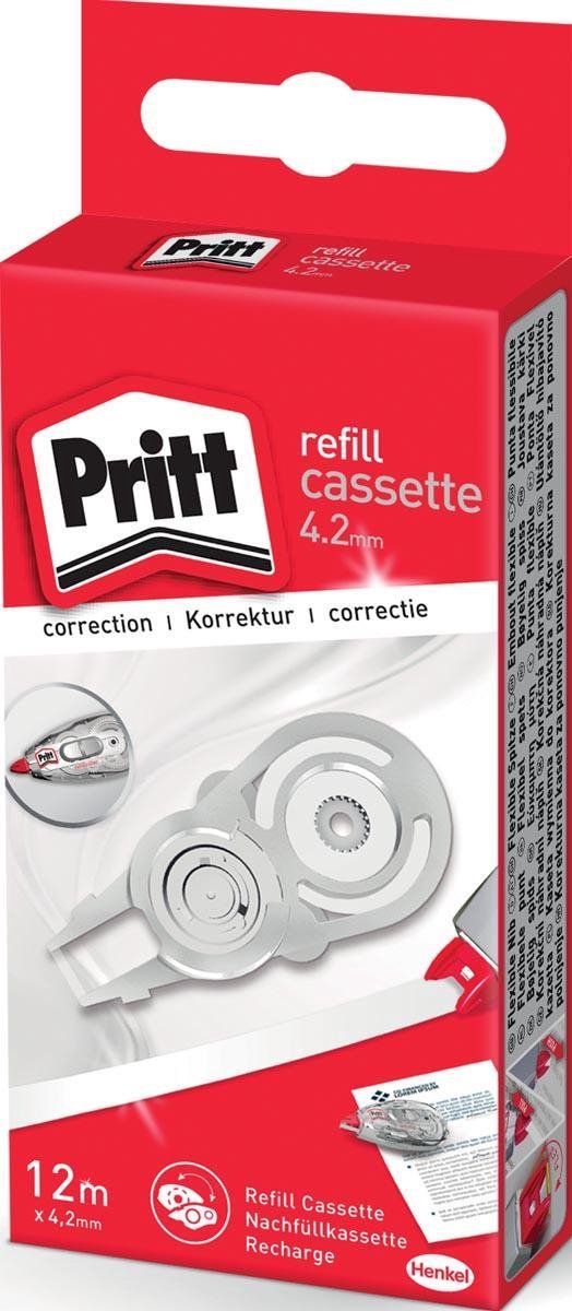 Pritt Navulcassette correctieroller refill cassette 4.2 mm 12 m 1 stuk(s) - Wit