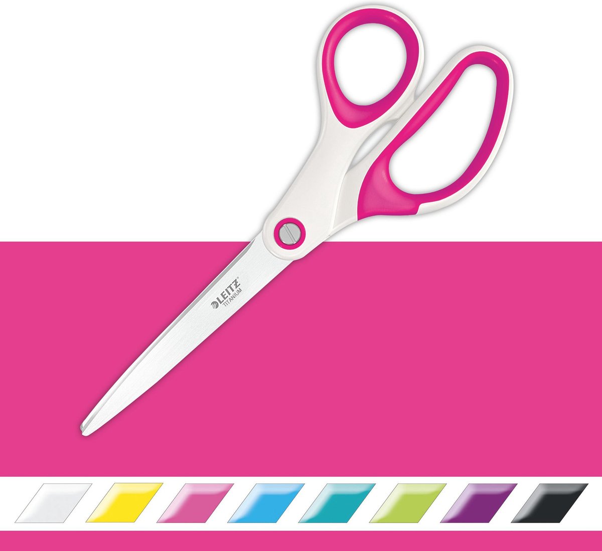 Leitz 5319-20-23 Universele schaar Rechtshandig-roze - Wit