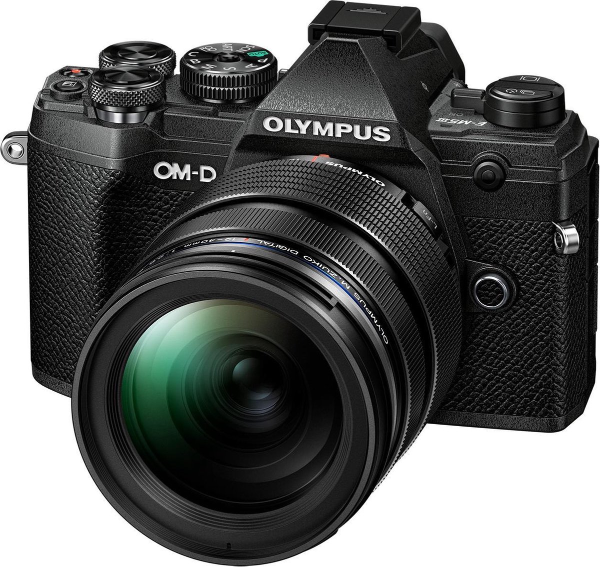 Olympus Systeemcamera E-M5 Mark III 1240 Kit Incl. M 12-40 mm lens 20.4 Mpix Zilver, 4K Video, Vorstbestendig, Spatwaterdicht, Stofdicht - Negro