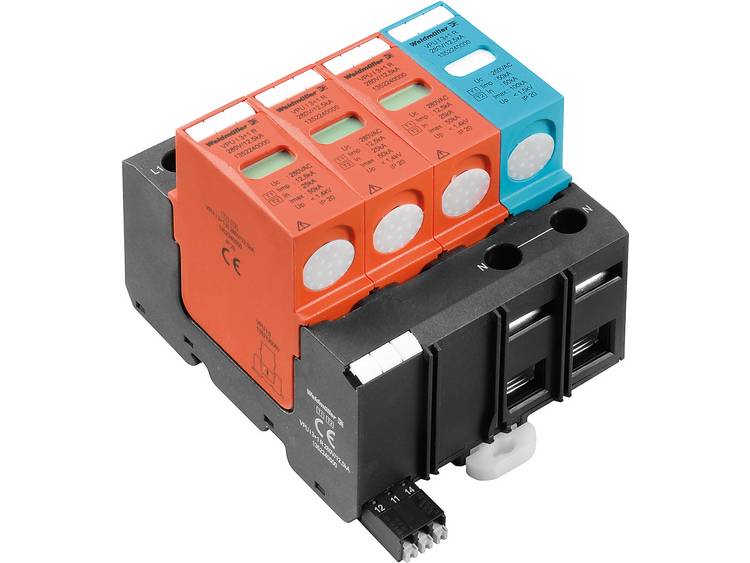 Weidmüller 1352240000 VPU I 3+1R 280V/12,5kA Overspanningsafleider Overspanningsbeveiliging voor:elkast 20 kA 1 stuk(s) - Groen