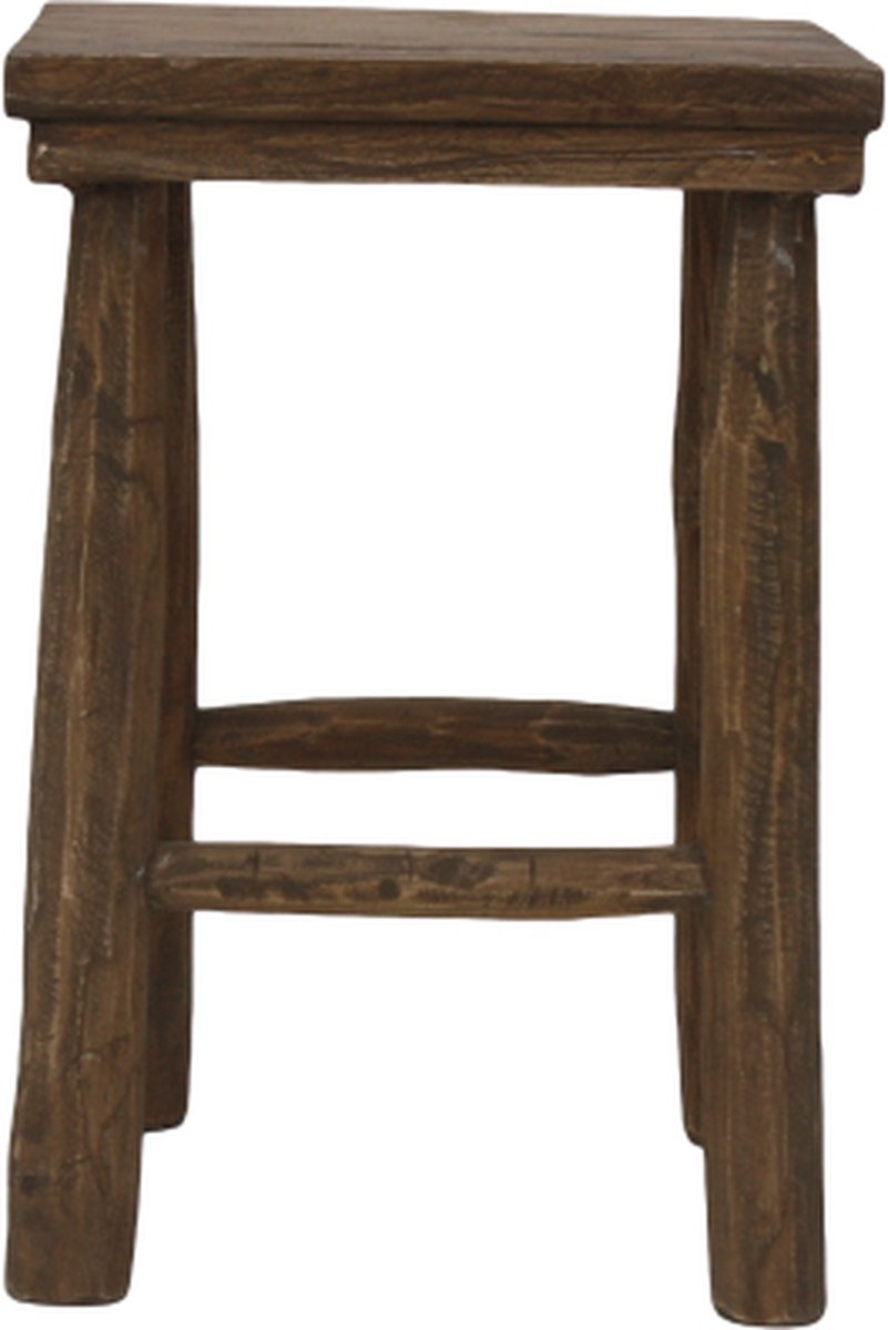 HSM Collection Kruk Pank - antiek - teak - Bruin