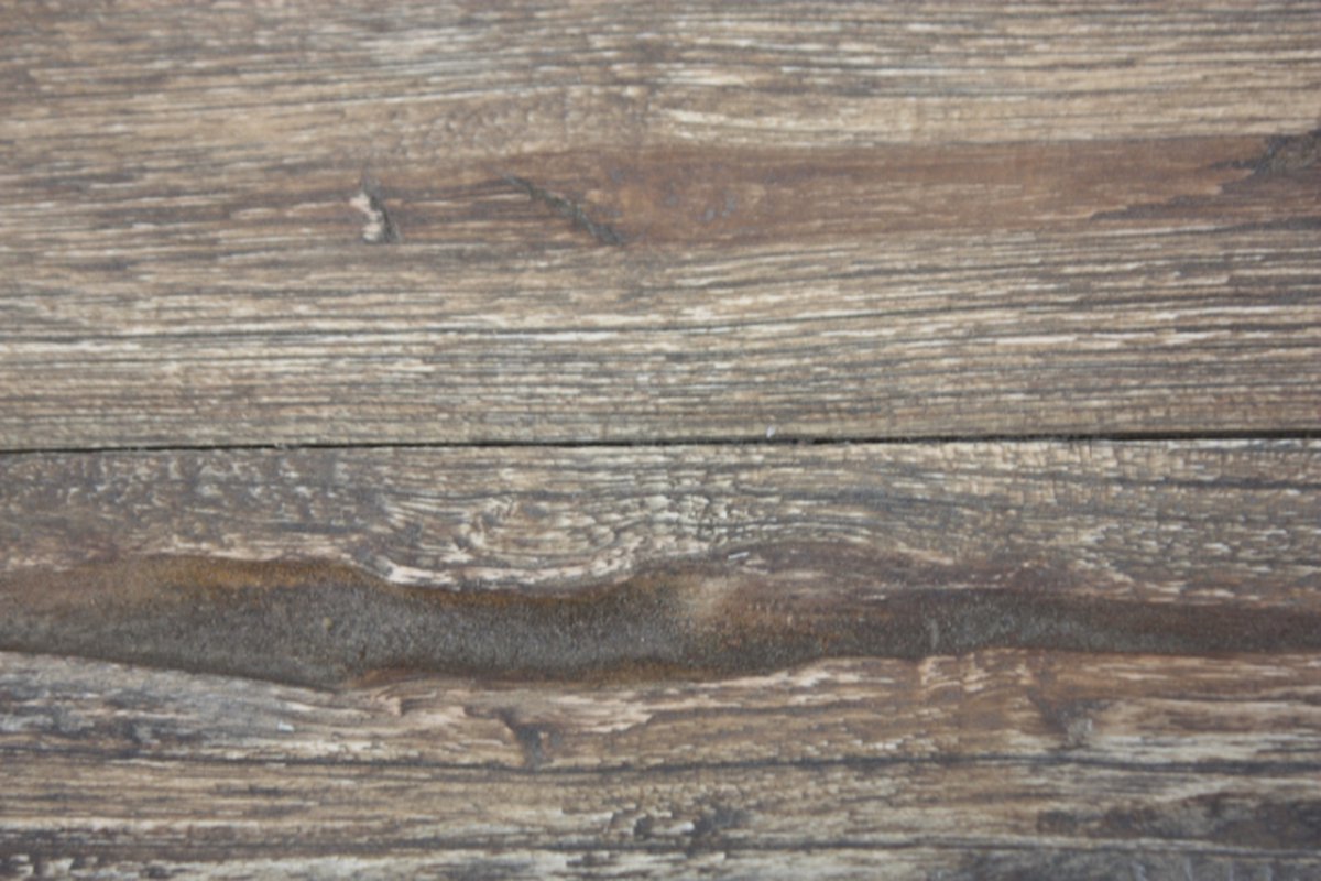 HSM Collection Kruk Pank - antiek - teak - Bruin