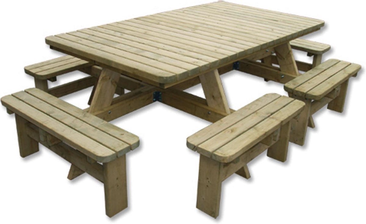 MaximaVida Tallinn 300 cm picknicktafel - Marron
