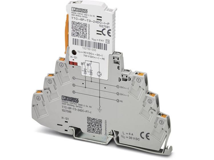 Phoenix Contact 1027586 TTC-6P-T3-24DC-PT-I Overspanningsafleider 1 stuk(s)