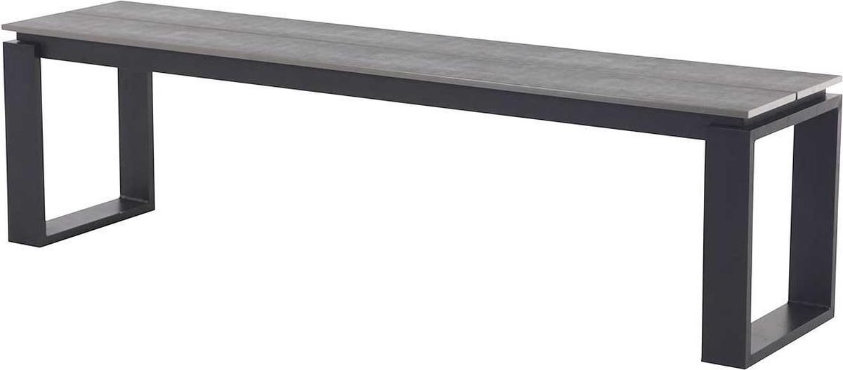 Lisomme Abel tuinbank - 180 x 43 cm - Grijs
