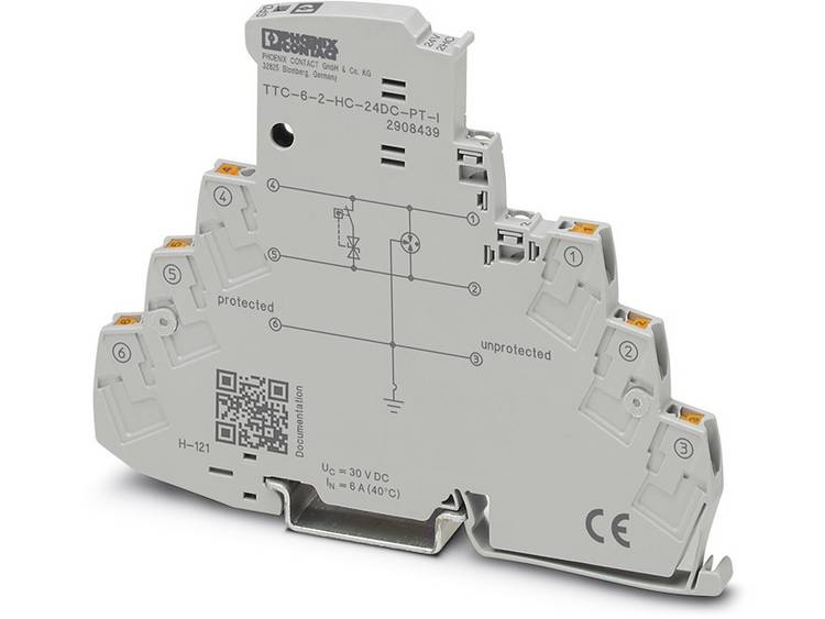 Phoenix Contact 2908439 TTC-6-2-HC-24DC-PT-I Overspanningsafleider 1 stuk(s)