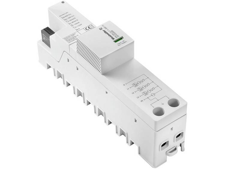 Weidmüller 2674500000 VPU ZPA I 3+1 A 300/7,5 Overspanningsafleider Overspanningsbeveiliging voor:elkast 50 kA 1 stuk(s) - Groen