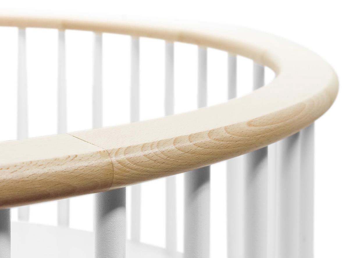 Bopita Rondo box incl. wielen - Wit/Naturel