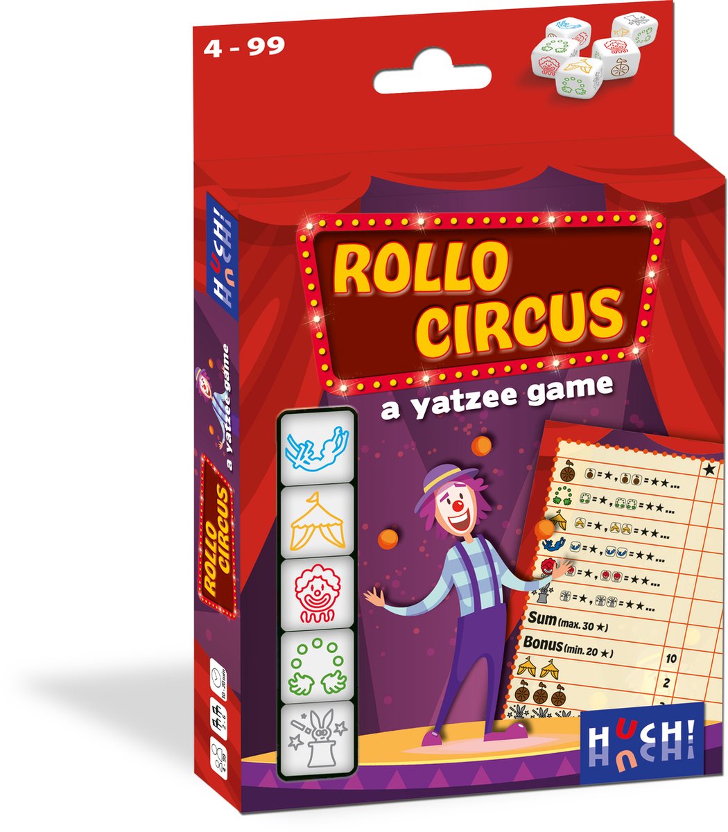 Asmodee Rollo: A Yatzee Game - Circus NL/FR