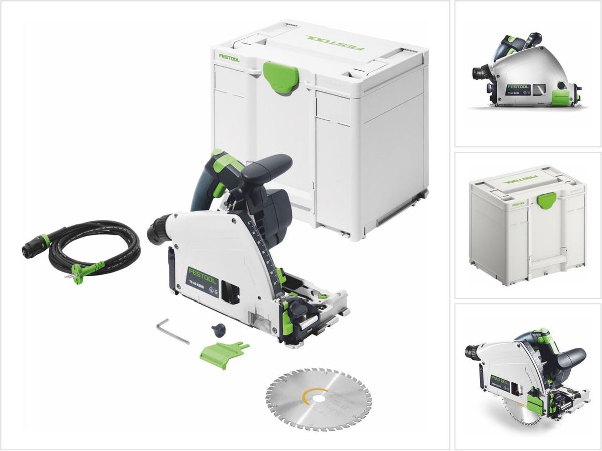 Festool TS 60 KEBQ-Plus Invalcirkelzaagmachine | 1500 W | In Systainer