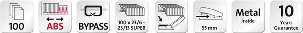 Novus Bloknietmachine B40/4 023-0056 1 stuk(s) - Zwart