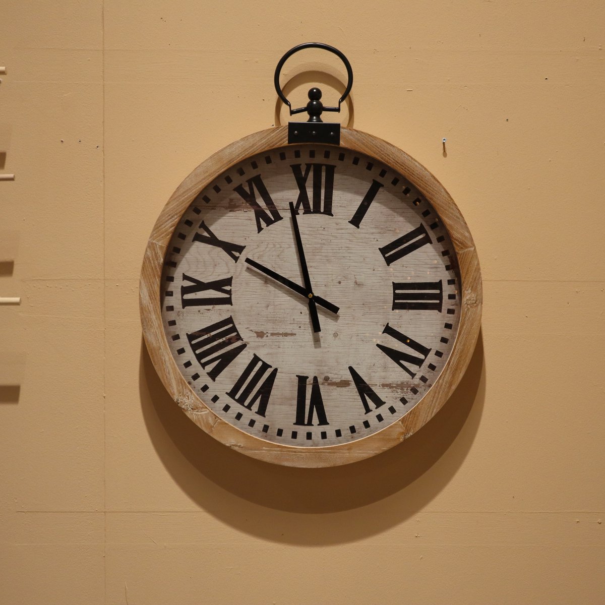 Cozy Ibiza - Wandklok hout - Bruin