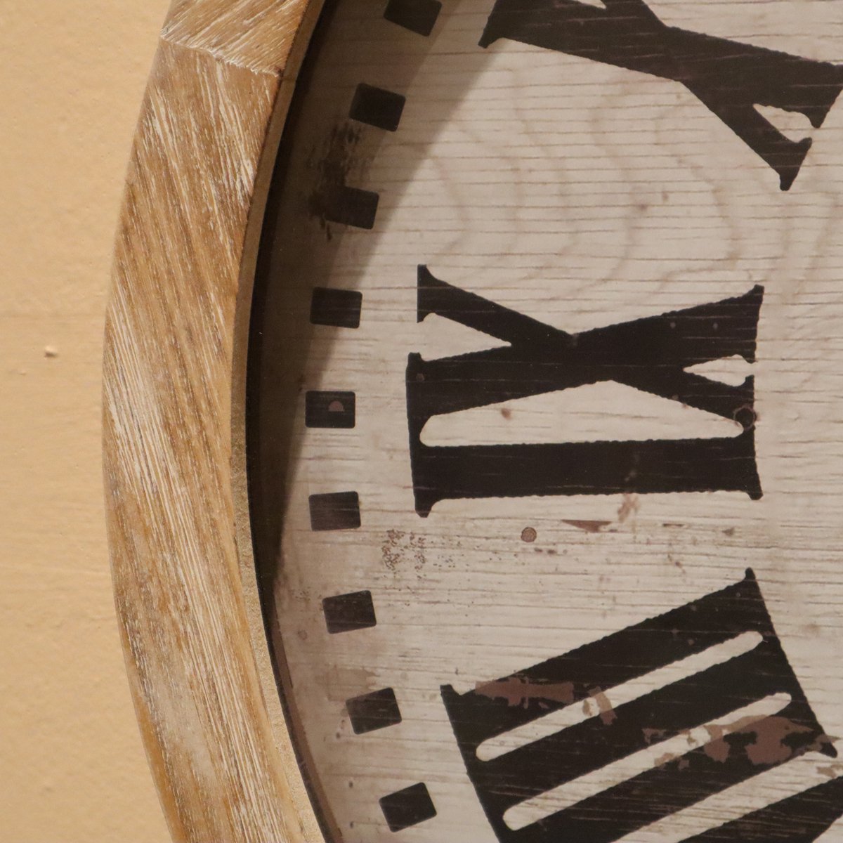 Cozy Ibiza - Wandklok hout - Bruin