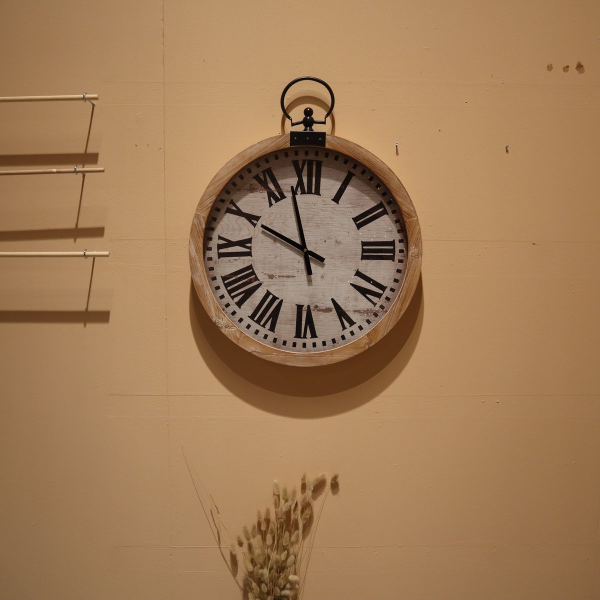 Cozy Ibiza - Wandklok hout - Bruin
