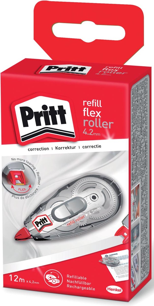 Pritt Correctieroller refill flex 4.2 mm 12 m 1 stuk(s) - Wit