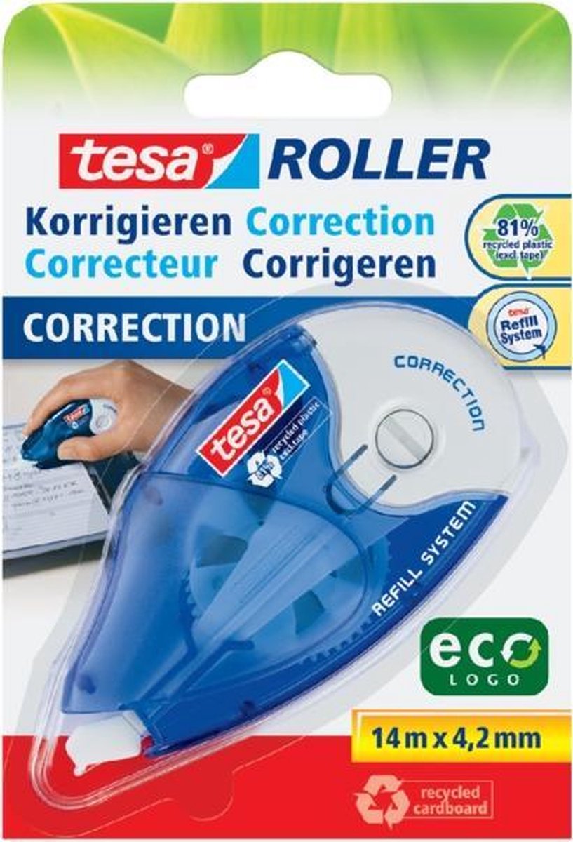 Tesa Correctieroller ROLLER 59971 4.2 mm 14 m 1 stuk(s) - Wit