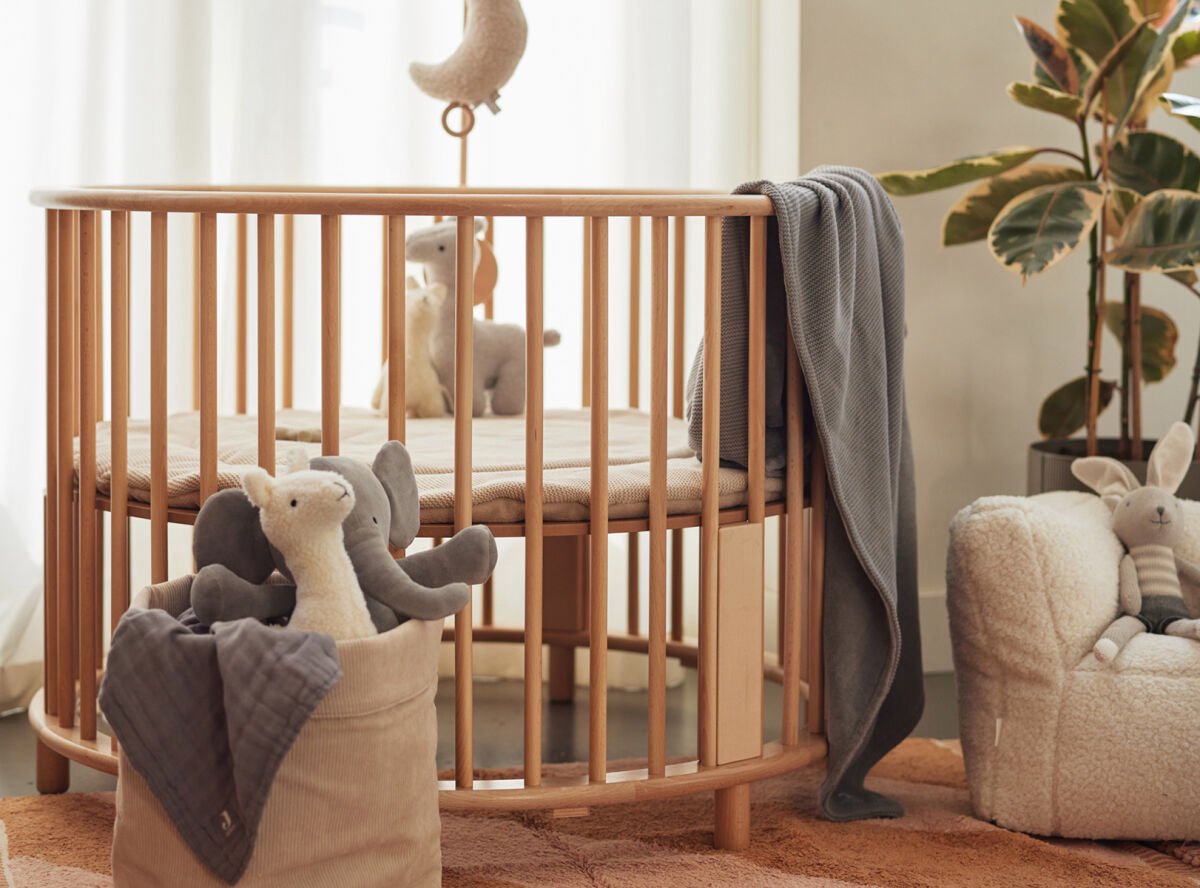 Bopita Rondo box incl. wielen - Naturel - Bruin