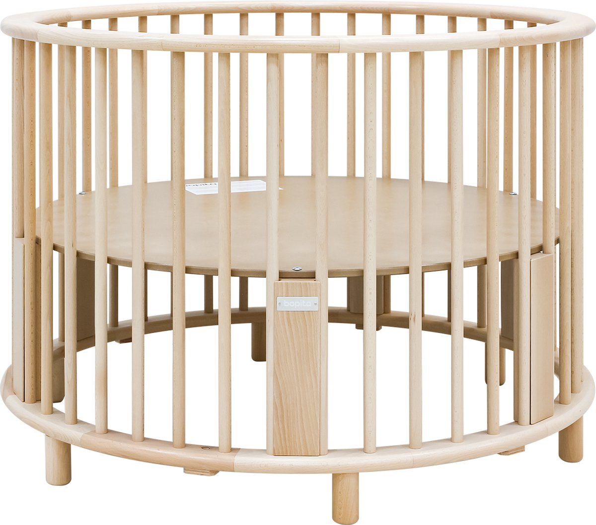 Bopita Rondo box incl. wielen - Naturel - Bruin