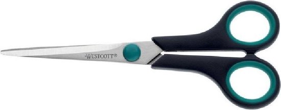 Westcott E-30271 00 Universele schaar Rechtshandig 175 mm Zwart, - Wit
