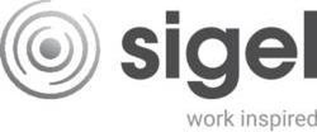 Sigel LH325 Folderhouder Acrylglas helder DIN A4 staand Aantal vakken 1 1 stuk(s) (b x h x d) 247 x 339 x 88 mm