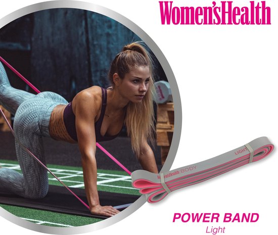 Women's Health Power Band - Licht - Roze