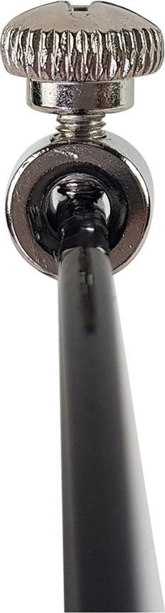 Tunturi Verstelbaar Stalen Springtouw - Kunststof Handvaten - Zwart