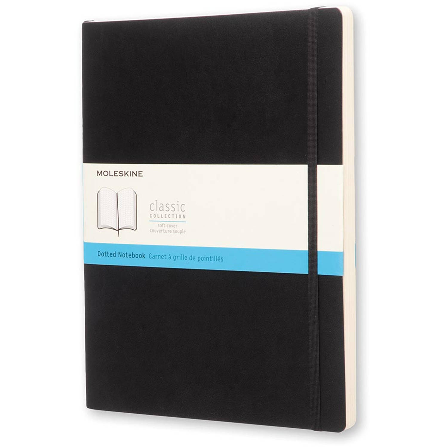 Moleskine Notitieboek, Ft A4, Puntraster, Harde Cover, 192 Blad, Zwart