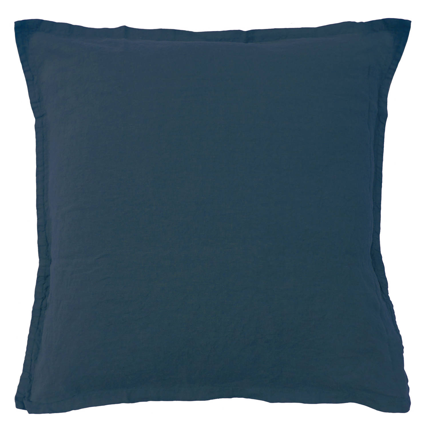 Matt & Rose Set Kussenslopen Marine - 65 X 65 Cm - 100% Linnen - Blauw