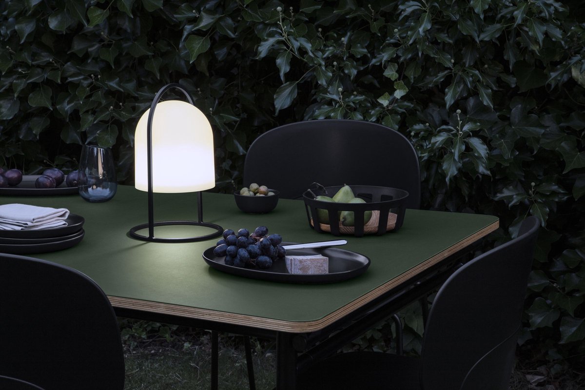 Eva Solo Tafellamp, Lantaarn, Hoogte 30 Cm - Solar - Zwart