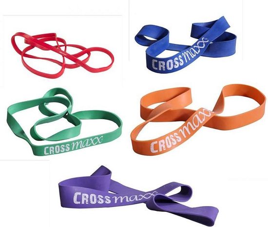 Lifemaxx Crossmaxx Resistance Band - Licht - Blauw