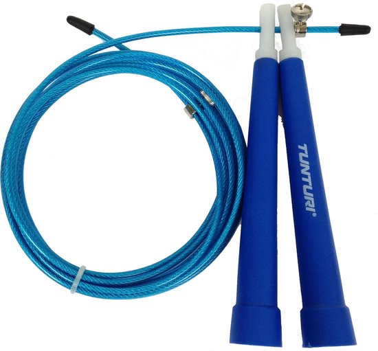 Tunturi Verstelbaar Springtouw - - Blauw