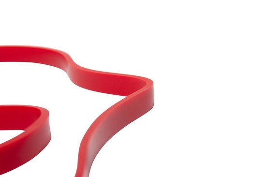 VirtuFit Pro Power Band - Weerstandskabel - Fitness Elastiek - Extra Licht (15 mm) - - Rood