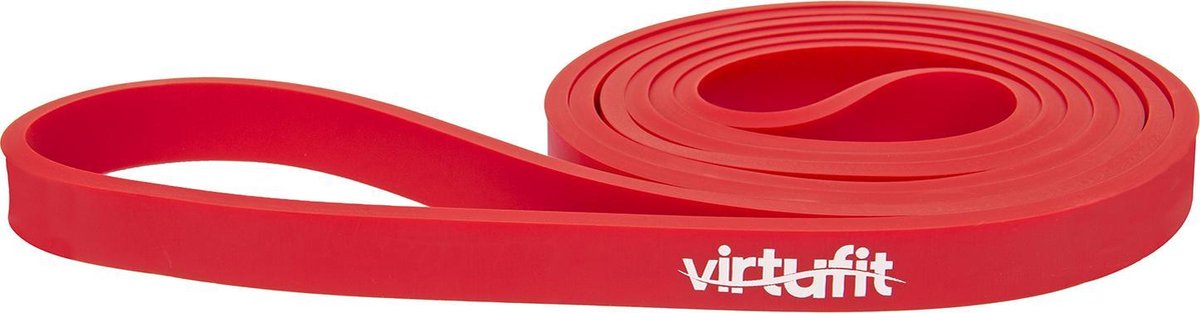 VirtuFit Pro Power Band - Weerstandskabel - Fitness Elastiek - Extra Licht (15 mm) - - Rood