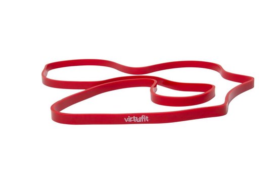 VirtuFit Pro Power Band - Weerstandskabel - Fitness Elastiek - Extra Licht (15 mm) - - Rood