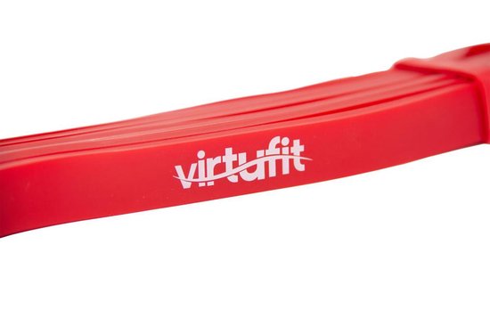 VirtuFit Pro Power Band - Weerstandskabel - Fitness Elastiek - Extra Licht (15 mm) - - Rood