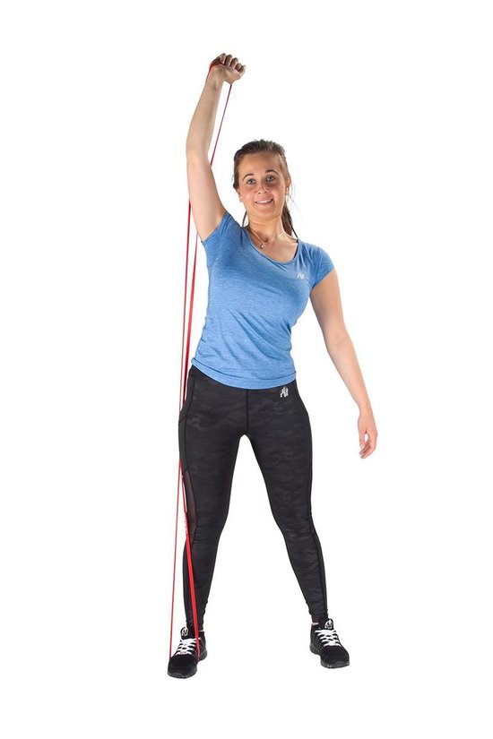 VirtuFit Pro Power Band - Weerstandskabel - Fitness Elastiek - Extra Licht (15 mm) - - Rood