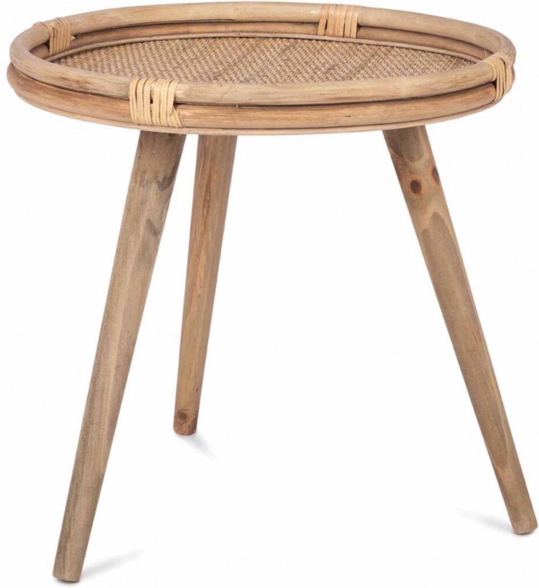 Kidsdepot Bijzettafel mylla - rotan naturel - naturel - Beige