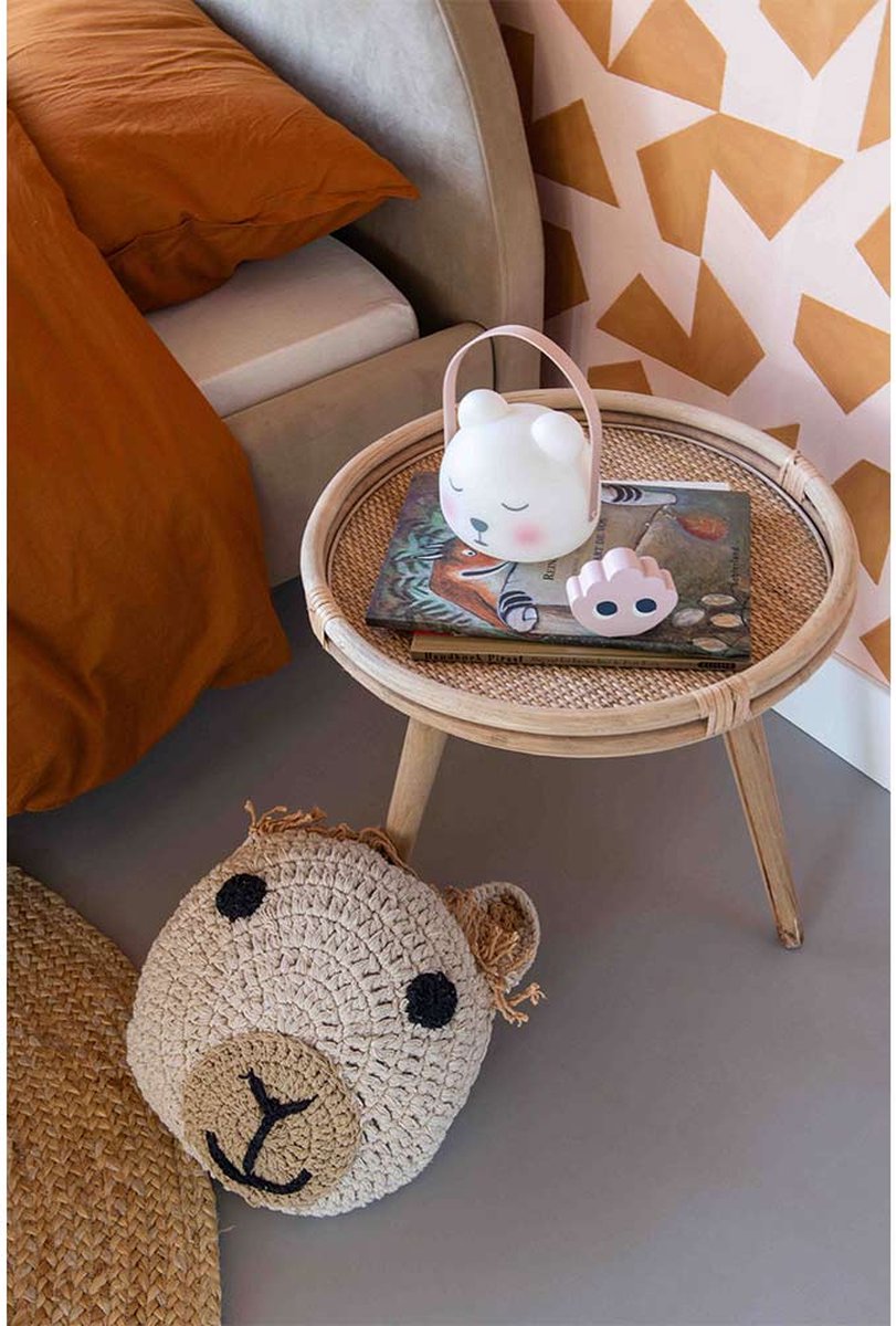 Kidsdepot Bijzettafel mylla - rotan naturel - naturel - Beige