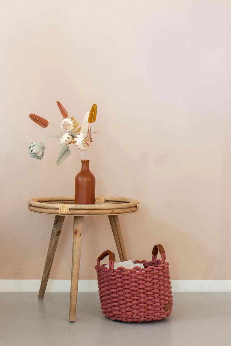 Kidsdepot Bijzettafel mylla - rotan naturel - naturel - Beige