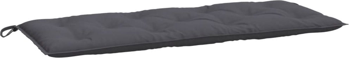 vidaXL Kussen voor schommelstoel 120 cm stof antracietkleurig - Grijs