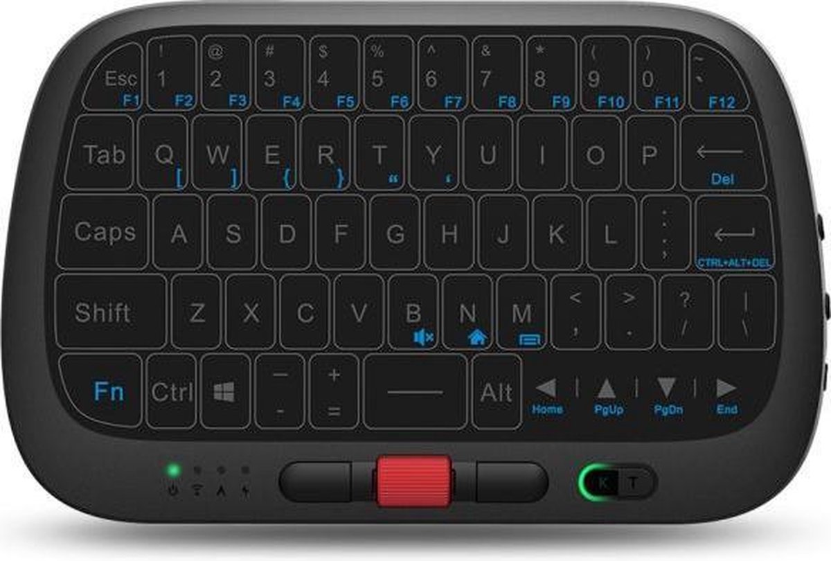 Rii i5 (RT725) Mini 2.4g draadloze full-size touchpad - mini toetsenbord combo (keuze switch tussen deze functies)