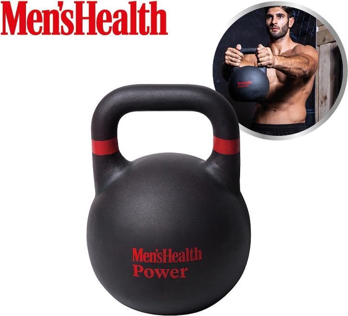 Men's Health Pro Style Kettlebell - 12 kg - Rood