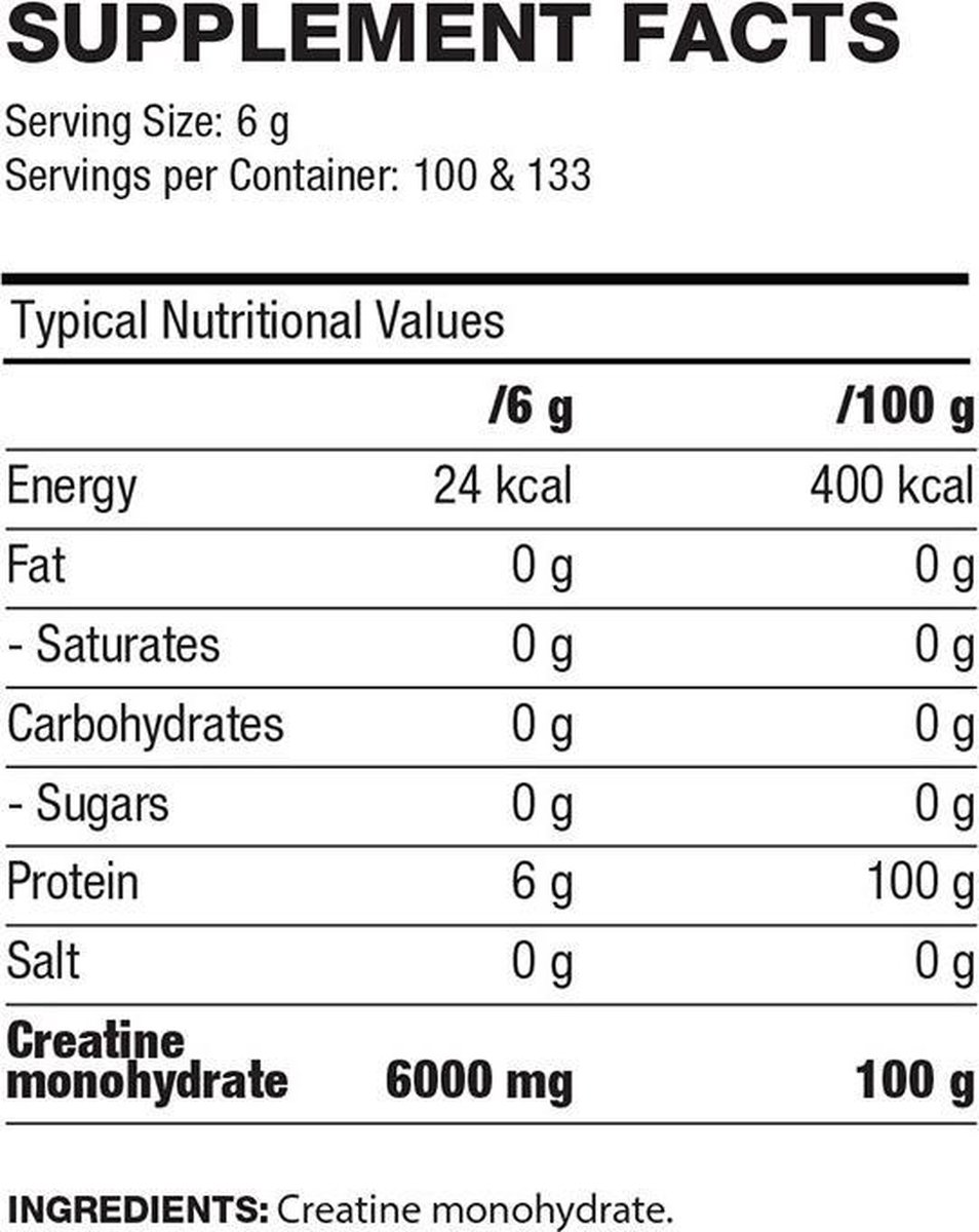 Qnt Creatine Monohydrate Pure - 300 gram